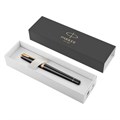 Ручка перьевая PARKER "Urban Core Muted Black GT", черный матовый лак, позолота, синяя, 1931593 142576