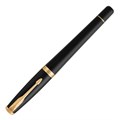 Ручка перьевая PARKER "Urban Core Muted Black GT", черный матовый лак, позолота, синяя, 1931593 142576
