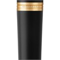 Ручка перьевая PARKER "Urban Core Muted Black GT", черный матовый лак, позолота, синяя, 1931593 142576