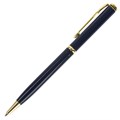 Ручка подарочная шариковая GALANT "Arrow Gold Blue", корпус темно-синий, золотистые детали, пишущий узел 0,7 мм, синяя, 140653 140653