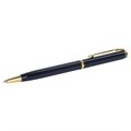 Ручка подарочная шариковая GALANT "Arrow Gold Blue", корпус темно-синий, золотистые детали, пишущий узел 0,7 мм, синяя, 140653 140653
