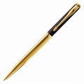 Ручка подарочная шариковая GALANT "ARROW GOLD", корпус черный/золотистый, детали золотистые, узел 0,7 мм, синяя, 143523 143523