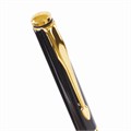 Ручка подарочная шариковая GALANT "ARROW GOLD", корпус черный/золотистый, детали золотистые, узел 0,7 мм, синяя, 143523 143523