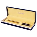 Ручка подарочная шариковая GALANT "ARROW GOLD", корпус черный/золотистый, детали золотистые, узел 0,7 мм, синяя, 143523 143523