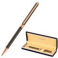 Ручка подарочная шариковая GALANT "ASTRON BRONZE", корпус металлический, детали розовое золото, узел 0,7 мм, синяя, 143524 143524