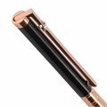 Ручка подарочная шариковая GALANT "ASTRON", корпус черный с золотом, детали золотистые, узел 0,7 мм, синяя, 143525 143525