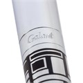 Ручка подарочная шариковая GALANT "Basel", корпус серебристый с черным, хромированные детали, пишущий узел 0,7 мм, синяя, 141665 141665