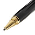 Ручка подарочная шариковая GALANT "Black", корпус черный, золотистые детали, пишущий узел 0,7 мм, синяя, 140405 140405