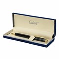 Ручка подарочная шариковая GALANT "Black", корпус черный, золотистые детали, пишущий узел 0,7 мм, синяя, 140405 140405