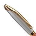 Ручка подарочная шариковая GALANT "DECORO ROSE", корпус хром/розовый, детали золотистые, узел 0,7 мм, синяя, 143505 143505