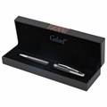 Ручка подарочная шариковая GALANT "Gotter", корпус оружейный металл, детали серебро, узел 0,7 мм, линия письма 0,5 мм, синяя, 144176 144176