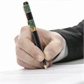 Ручка подарочная шариковая GALANT "Granit Green", корпус черный с темно-зеленым, золотистые детали, пишущий узел 0,7 мм, синяя, 140393 140393