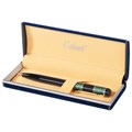Ручка подарочная шариковая GALANT "Granit Green", корпус черный с темно-зеленым, золотистые детали, пишущий узел 0,7 мм, синяя, 140393 140393
