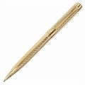Ручка подарочная шариковая GALANT "Graven Gold", корпус золотистый с гравировкой, золотистые детали, пишущий узел 0,7 мм, синяя, 140466 140466