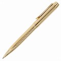 Ручка подарочная шариковая GALANT "Graven Gold", корпус золотистый с гравировкой, золотистые детали, пишущий узел 0,7 мм, синяя, 140466 140466