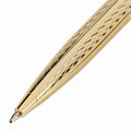Ручка подарочная шариковая GALANT "Graven Gold", корпус золотистый с гравировкой, золотистые детали, пишущий узел 0,7 мм, синяя, 140466 140466
