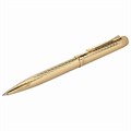 Ручка подарочная шариковая GALANT "Graven Gold", корпус золотистый с гравировкой, золотистые детали, пишущий узел 0,7 мм, синяя, 140466 140466