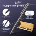 Ручка подарочная шариковая GALANT "NUANCE", корпус оружейный металл, детали оружейный металл, узел 0,7 мм, синяя, 143508 143508