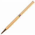 Ручка подарочная шариковая GALANT "Stiletto Gold", тонкий корпус, золотистый, золотистые детали, пишущий узел 0,7 мм, синяя, 140527 140527