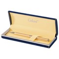 Ручка подарочная шариковая GALANT "Stiletto Gold", тонкий корпус, золотистый, золотистые детали, пишущий узел 0,7 мм, синяя, 140527 140527