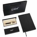 Ручка шариковая GALANT "Black", корпус черный, ежедневник недатированный А5 черный, пакет, 880904 880904