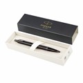 Ручка шариковая PARKER "IM Achromatic Black BT", черный матовый, нержавеющая сталь, синяя, 2127618 143769