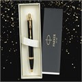 Ручка шариковая PARKER "IM Core Black Lacquer GT", ежедневник А5 черный, пакет, 880899 880899