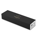 Ручка шариковая PARKER "IM Premium Warm Silver GT", корпус матовое серебро, позолота, синяя, 1931687 142509
