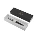 Ручка шариковая PARKER "Jotter Core Bond Street Black CT", корпус черный, детали хром, синяя, 1953184 142381