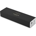 Ручка шариковая PARKER "Jotter Core Bond Street Black CT", корпус черный, детали хром, синяя, 1953184 142381