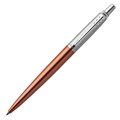 Ручка шариковая PARKER "Jotter Core Chelsea Orange CT", корпус оранжевый, детали хром, синяя, 1953189 142384