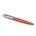 Ручка шариковая PARKER "Jotter Core Chelsea Orange CT", корпус оранжевый, детали хром, синяя, 1953189 142384