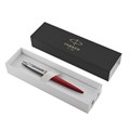 Ручка шариковая PARKER "Jotter Core Kensington Red CT", корпус красный, детали хром, синяя, 1953187 142379