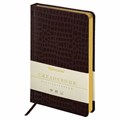 Ручка шариковая PARKER "Jotter Core Stainless Steel GT", ежедневник А5 коричневый, пакет, 880890 880890