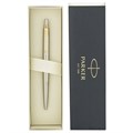 Ручка шариковая PARKER "Jotter Core Stainless Steel GT", ежедневник А5 синий, пакет, 880889 880889