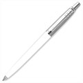 Ручка шариковая PARKER "Jotter Orig White", корпус белый, детали нержавеющая сталь, синяя, RG0032930 143867