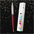 Ручка шариковая PARKER "Jotter Plastic CT", корпус красный, ежедневник А5 красный, пакет, 880897 880897