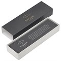 Ручка шариковая PARKER "Jotter XL", УТОЛЩЕННЫЙ корпус, черный матовый лак, детали из нержавеющей стали, синяя, 2068358 143157