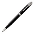 Ручка шариковая PARKER "Sonnet Core Matt Black CT", черный матовый лак, палладий, черная, 1931524 142355
