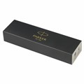 Ручка-роллер PARKER "IM Achromatic Black BT", корпус черный матовый, нержавеющая сталь, черная, 2127743 143768