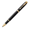 Ручка-роллер PARKER "IM Core Black Lacquer GT", черный глянцевый лак, позолота, черная, 1931659 142532
