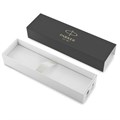 Ручка-роллер PARKER "IM Core Brushed Metal GT", серебристый матовый лак, позолота, черная, 1931663 142541