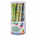 Ручка стираемая гелевая BRAUBERG KIDS "MIX", СИНЯЯ, корпус ассорти, игольчатый наконечник 0,5 мм, линия 0,35 мм, 144101 144101