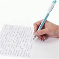 Ручка стираемая гелевая STAFF "College" EGP-664, СИНЯЯ, игольчатый узел 0,5 мм, линия письма 0,38 мм, 143664 143664
