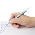 Ручка стираемая гелевая ПИФАГОР, СИНЯЯ, корпус двухцветный, узел 0,5 мм, линия письма 0,35 мм, 142496 142496