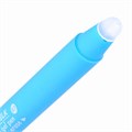 Ручка стираемая гелевая с грипом BRAUBERG "SOFT&SILK FRUITY", СИНЯЯ, корпус ассорти, узел 0,7 мм, 143254 143254