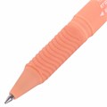 Ручка стираемая гелевая с грипом BRAUBERG "SOFT&SILK PASTEL", СИНЯЯ, корпус ассорти, узел 0,7 мм, 143934 143934