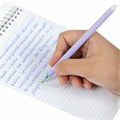 Ручка стираемая гелевая ЮНЛАНДИЯ "Лимонад", СИНЯЯ, прорезиненный корпус ассорти, узел 0,5 мм, линия письма 0,35 мм, 143654 143654