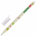 Ручки стираемые гелевые BRAUBERG KIDS "AVOCADO", СИНИЕ, КОМПЛЕКТ 12 ШТУК, игольчатый наконечник 0,5 мм, линия 0,35 мм, 144100 144100