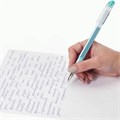 Ручки стираемые гелевые STAFF "College" EGP-664, НАБОР 4 штуки (3 СИНИХ, 1 ЧЕРНАЯ), игольчатый узел 0,5 мм, линия письма 0,38 мм, 143667 143667